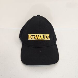DeWalt Tools Black Baseball Hat Cap Mens One Size Adjustable
